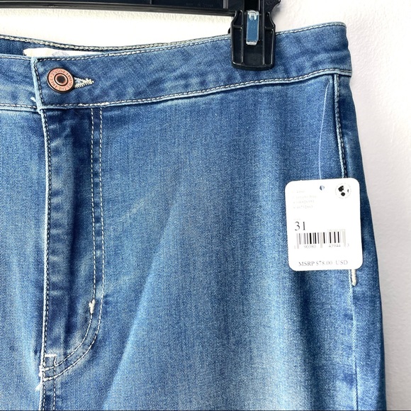 NWT Free People Just Float On Flare Jeans — Jericho Blue - Picture 5 of 8